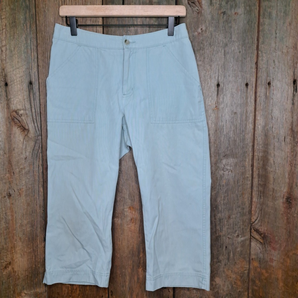 Gorpcore Lite Utilitarian Woolrich Women's 6 Petite Capris Mediterranean Blue